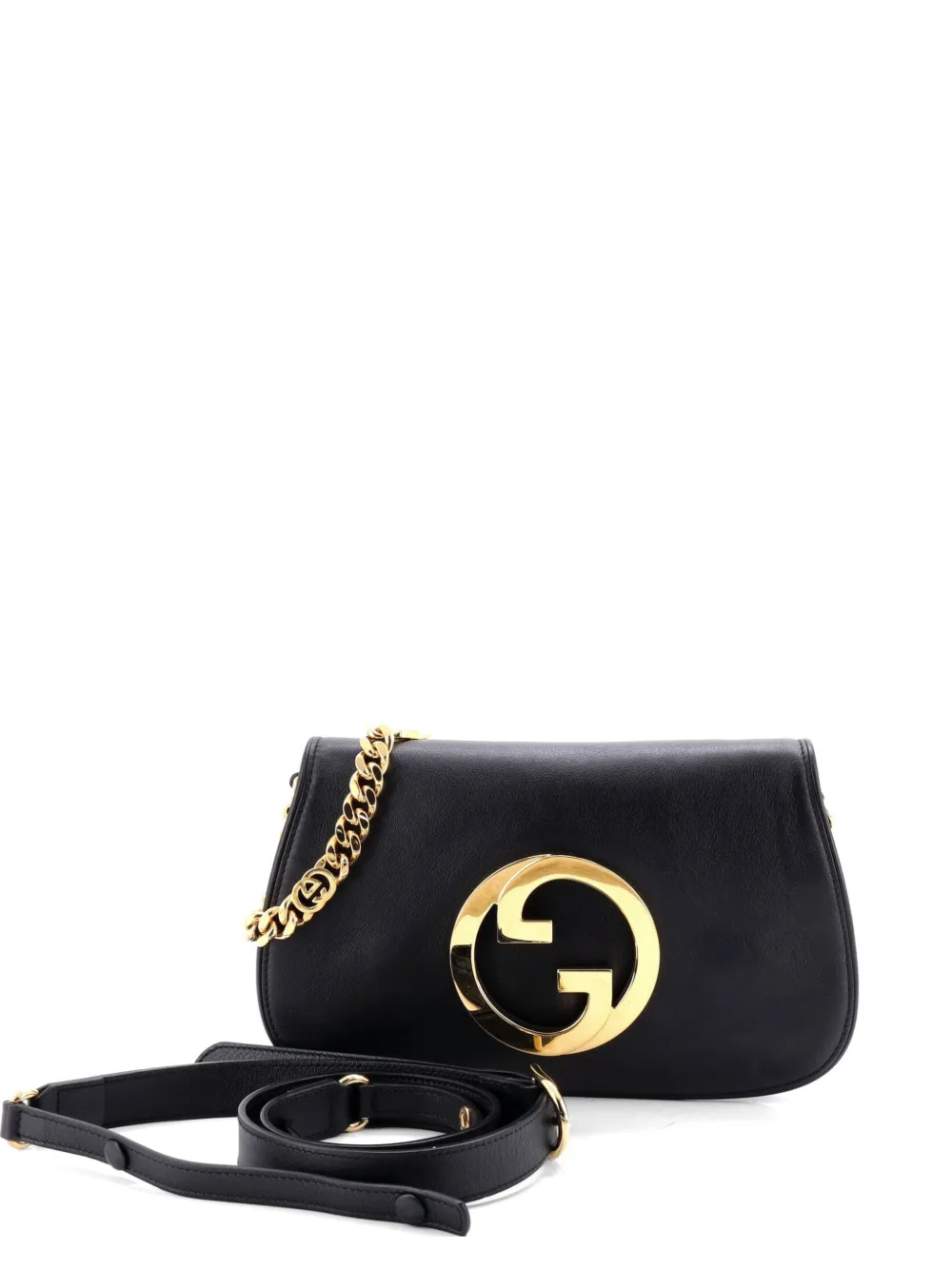 Gucci Pre-Owned Kleine Blondie NM Chain Flap Schultertasche - Schwarz