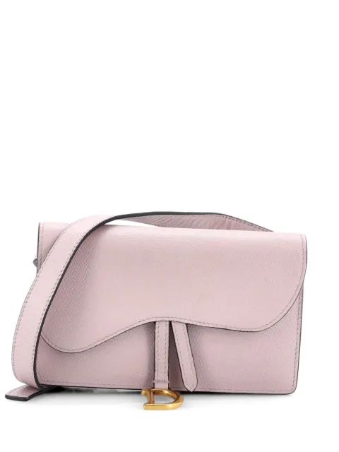Christian Dior Pre-Owned Saddle Rectangular Leather belt bag