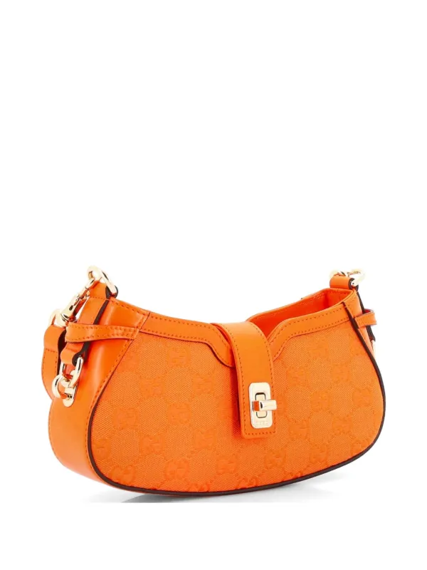 Gucci Pre-Owned ムーン サイド GGキャンバス ミニ ショルダーバッグ 