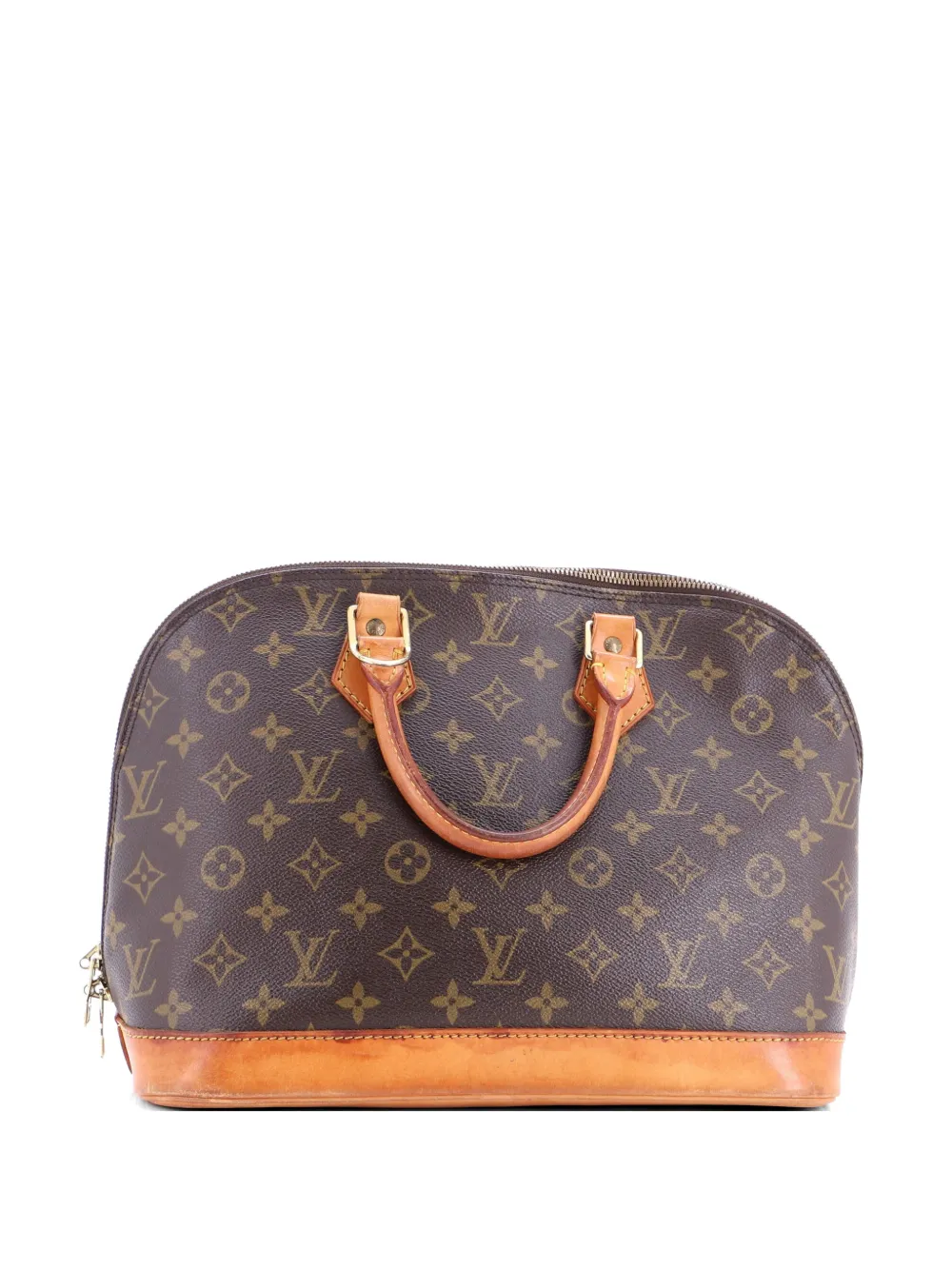 Louis Vuitton Pre-Owned Borsa a mano Alma PM in tela con monogramma - Marrone
