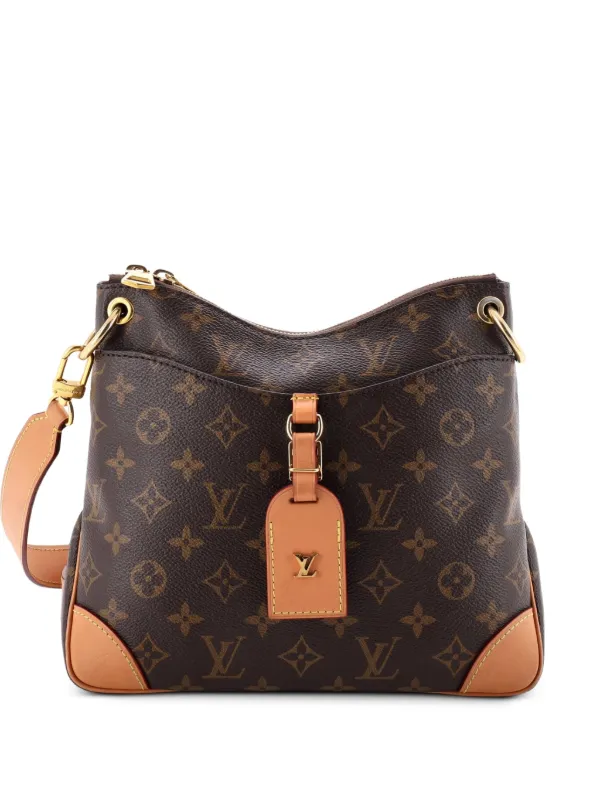 Louis Vuitton Pre-owned Odeon NM Handbag Monogram Canvas PM Crossbody Bag in Brown