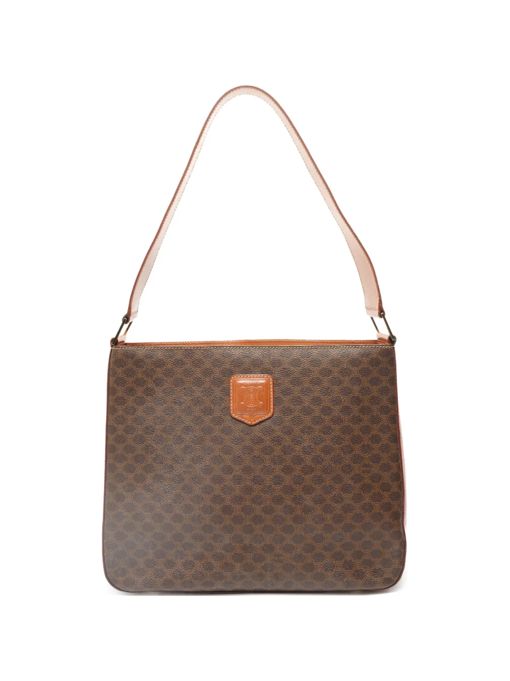 Celine Pre-Owned 1990-2000s Macadam shoulder bag - Braun