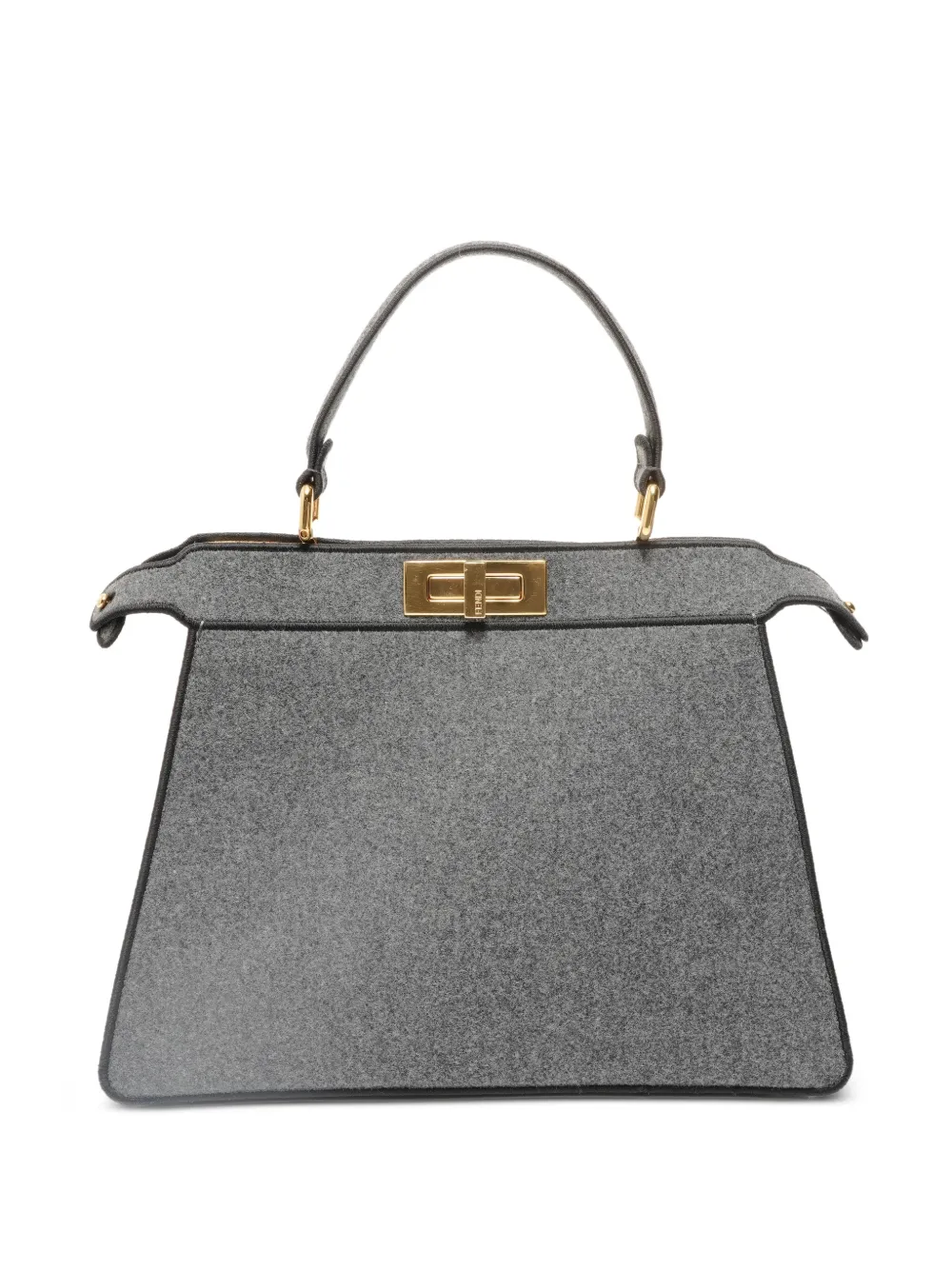 Fendi Pre-Owned 2010-2020s Peekaboo twist-lock tote bag - Grigio