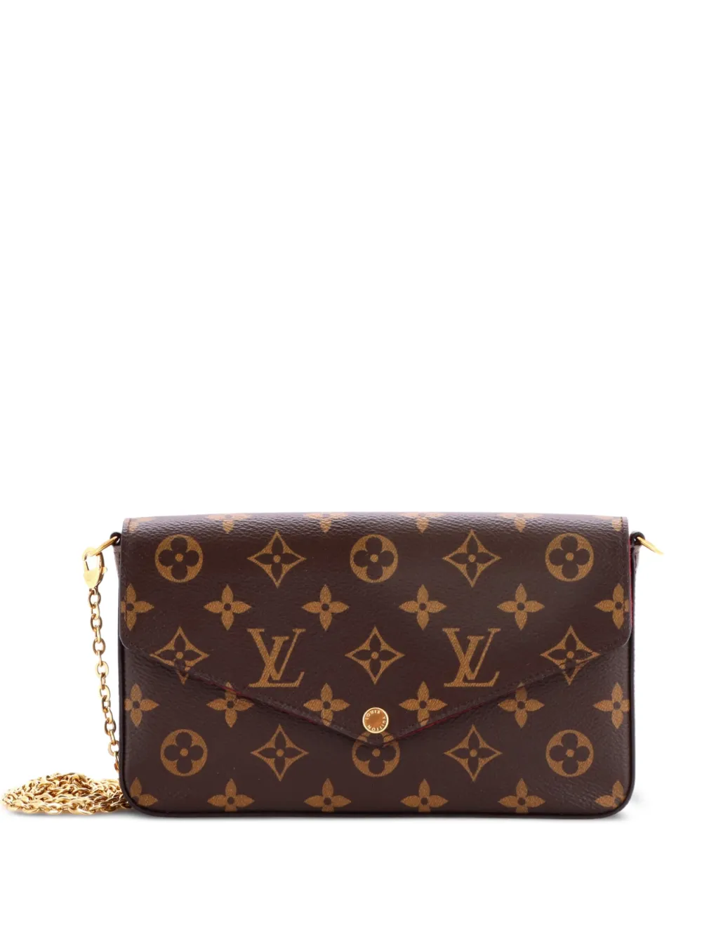 Louis Vuitton Pre-Owned Felicie Pochette Monogram Canvas crossbody bag - Braun