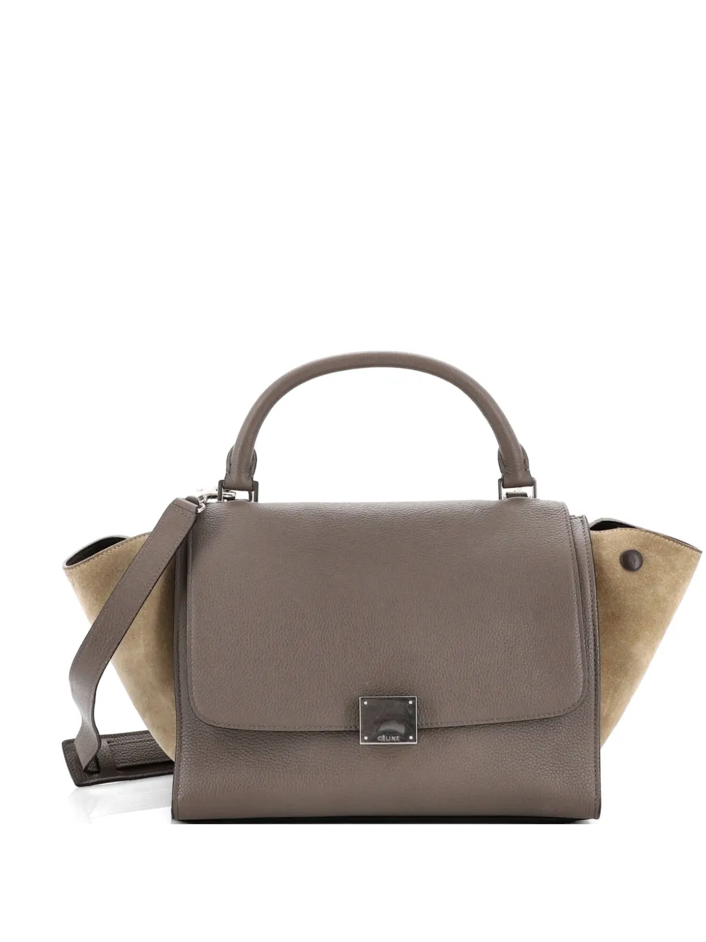 Celine Pre-Owned Trapeze Bag Leather Small satchel - Grigio