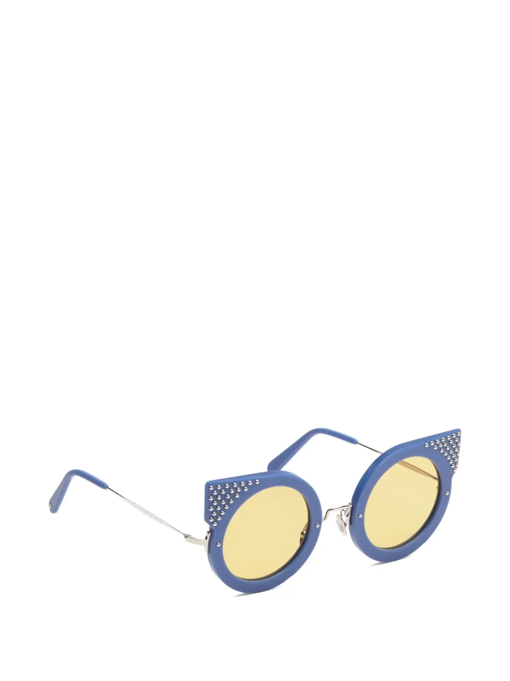Philipp Plein Katy stud-embellished cat-eye sunglasses - Blu