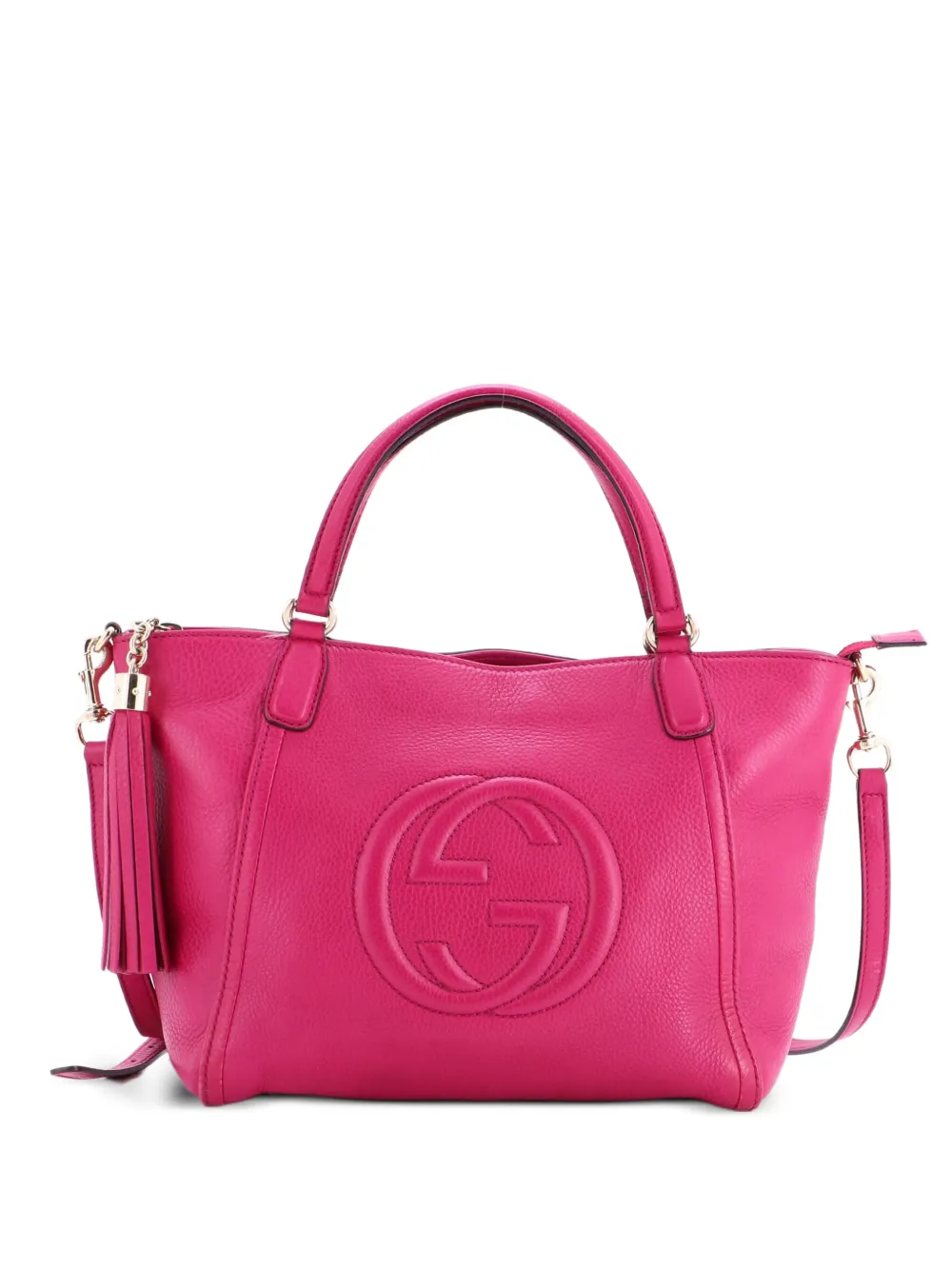 Gucci Pre-Owned Soho Convertible Top Handle Bag Leather Small satchel - Rosa