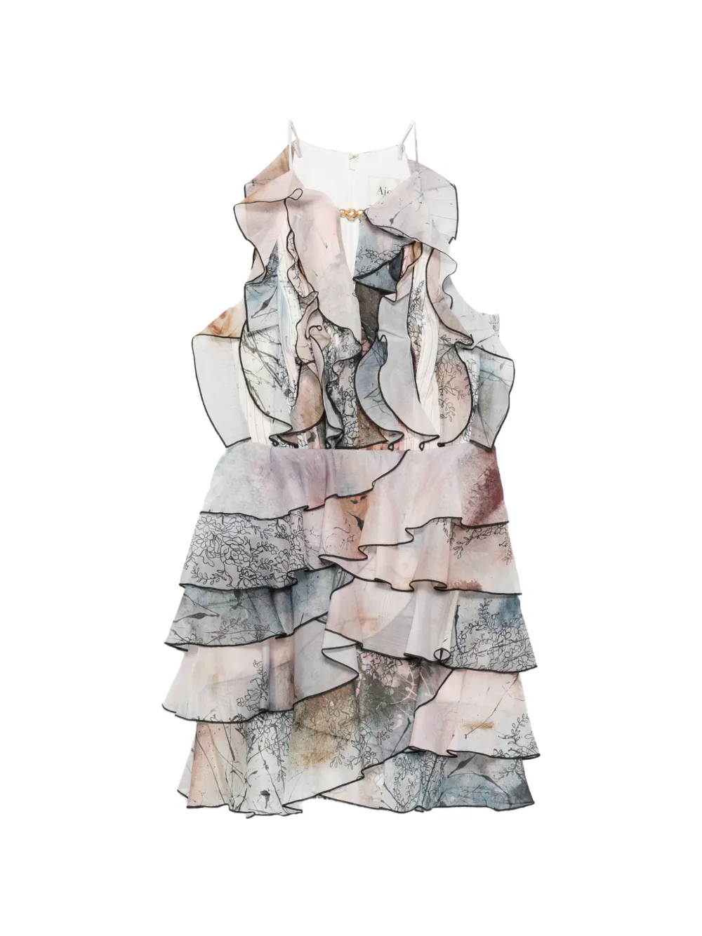 Aje Cleo ruffled mini dress - Toni neutri