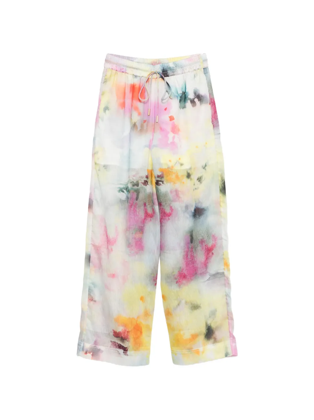 Aje Adina floral-print trousers - Grigio