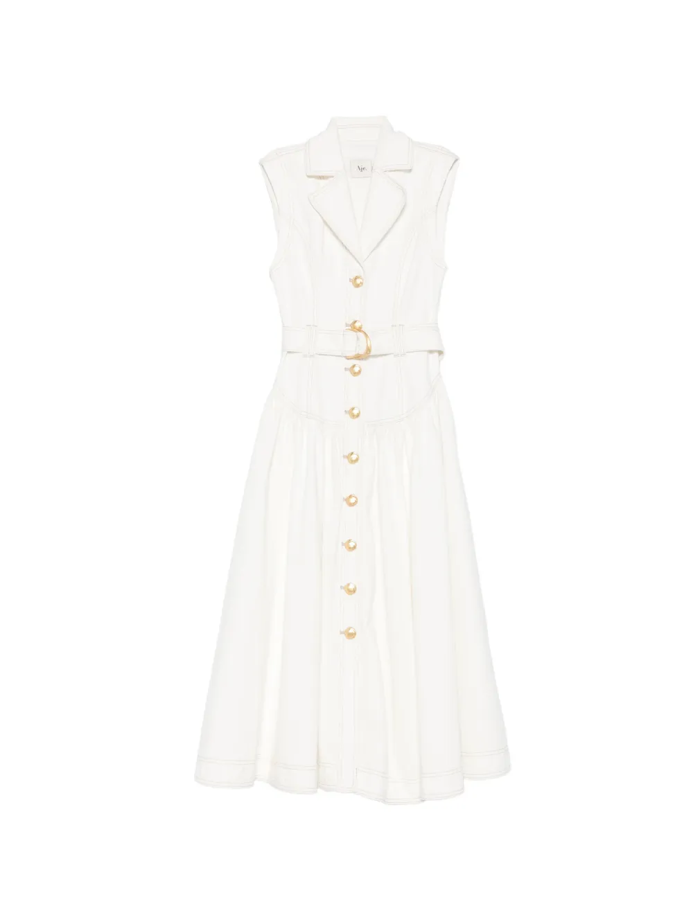 Aje Liliana denim dress - Toni neutri