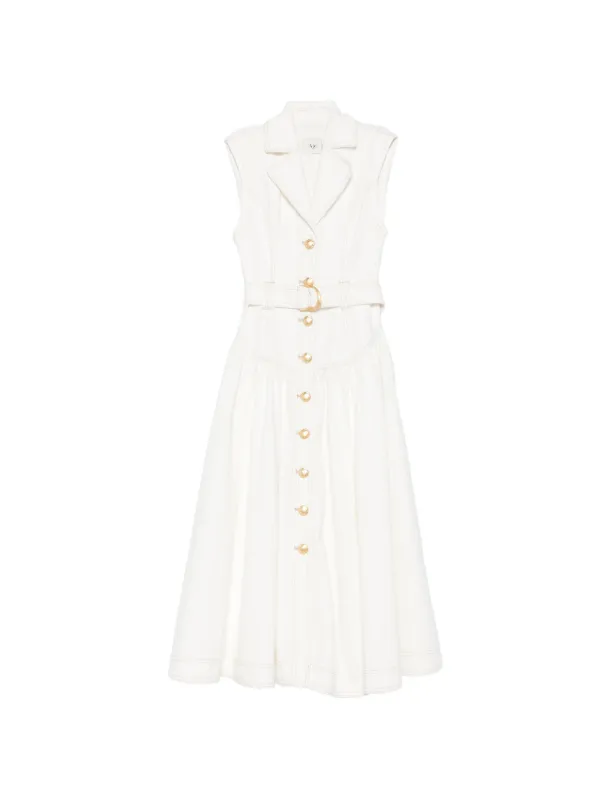 aje white denim dress Aje. Ration Denim Dress