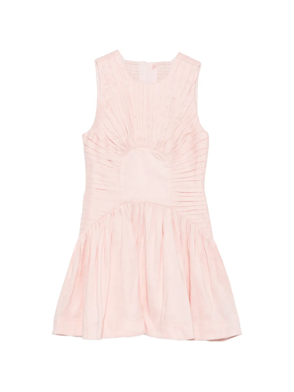 Aje Medea pintucked sleeveless dress - Pink