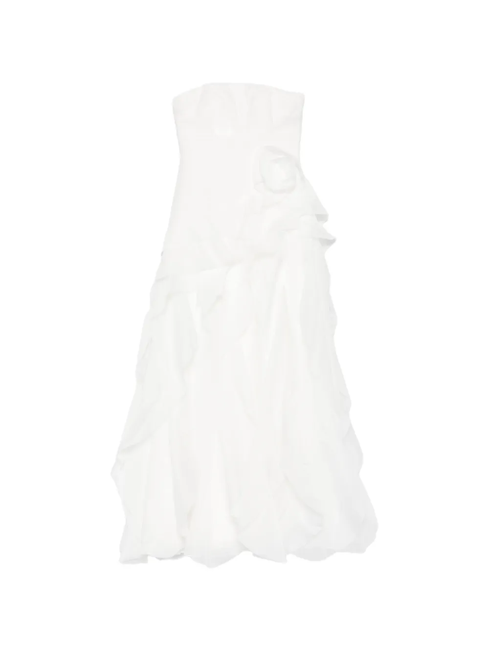 Aje Canyon ruffled gown - Toni neutri