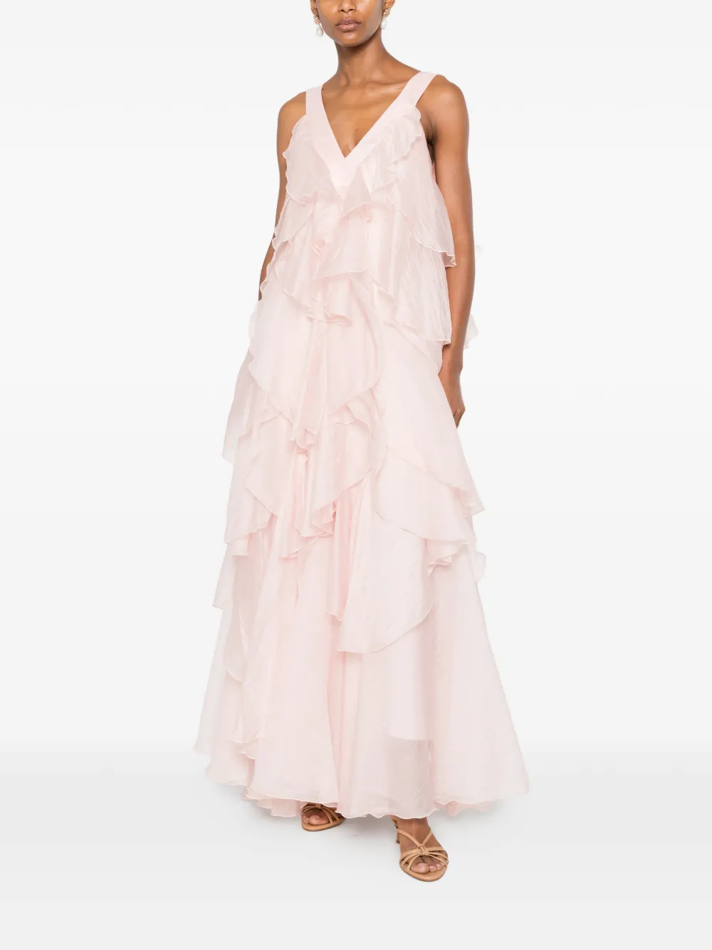 Aje Athena avondjurk Roze