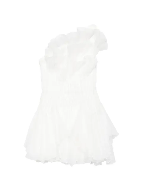 Aje ruffled one-shoulder dress