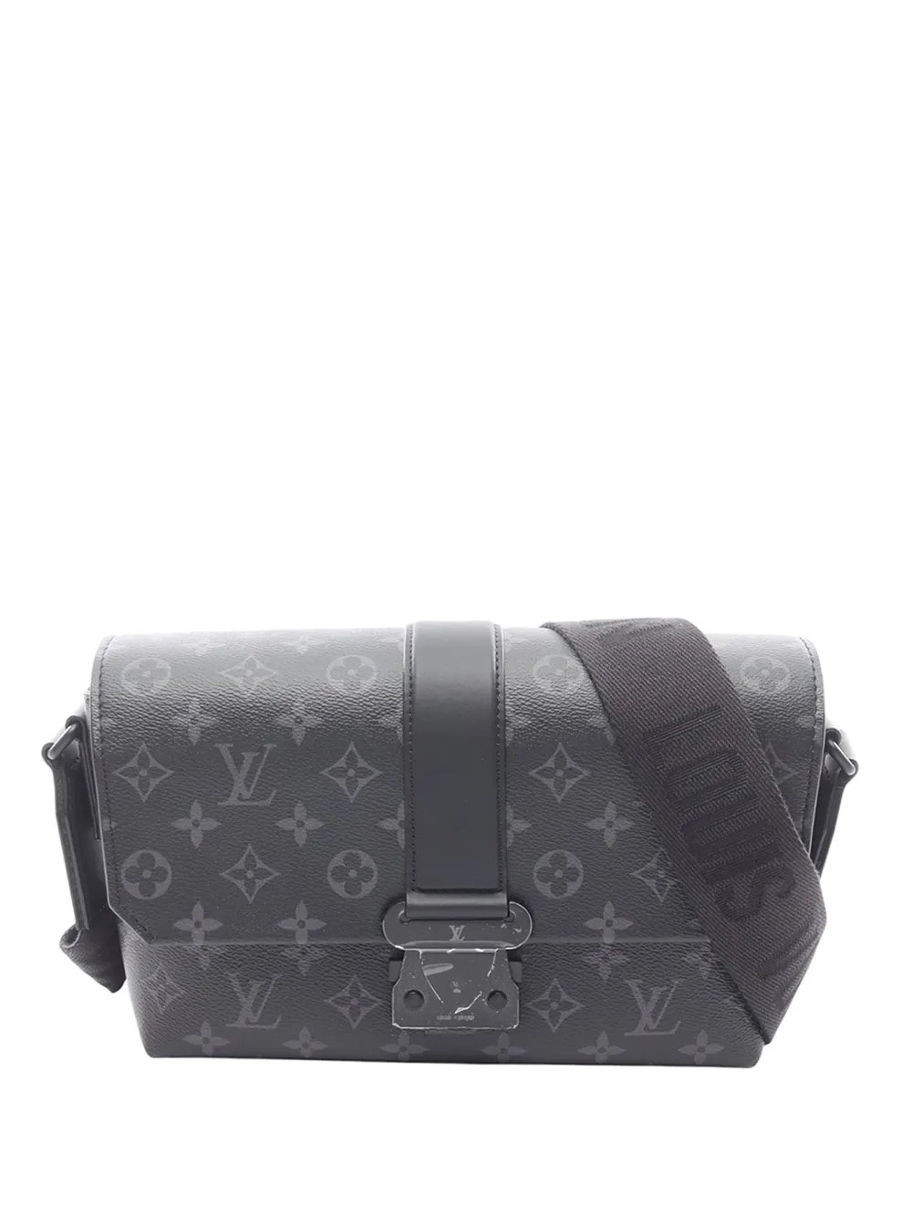 Louis Vuitton Pre-Owned 2021-2026 Monogram Eclipse S-Cape Messenger Bag crossbody bag - Nero