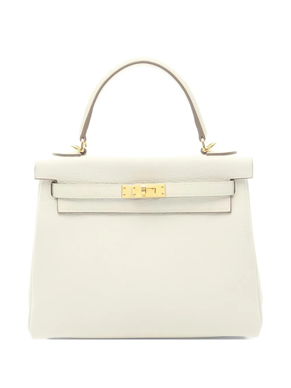 Hermès Pre-Owned 2022 25 Kelly Togo handbag - Bianco