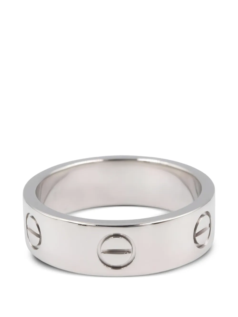Cartier Love screw-motif ring - Silber