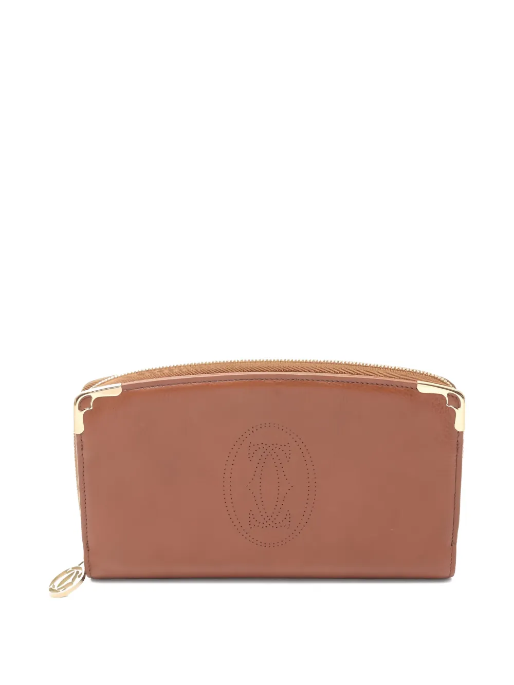 Cartier 2010s Marcello zip-up wallet - Marrone