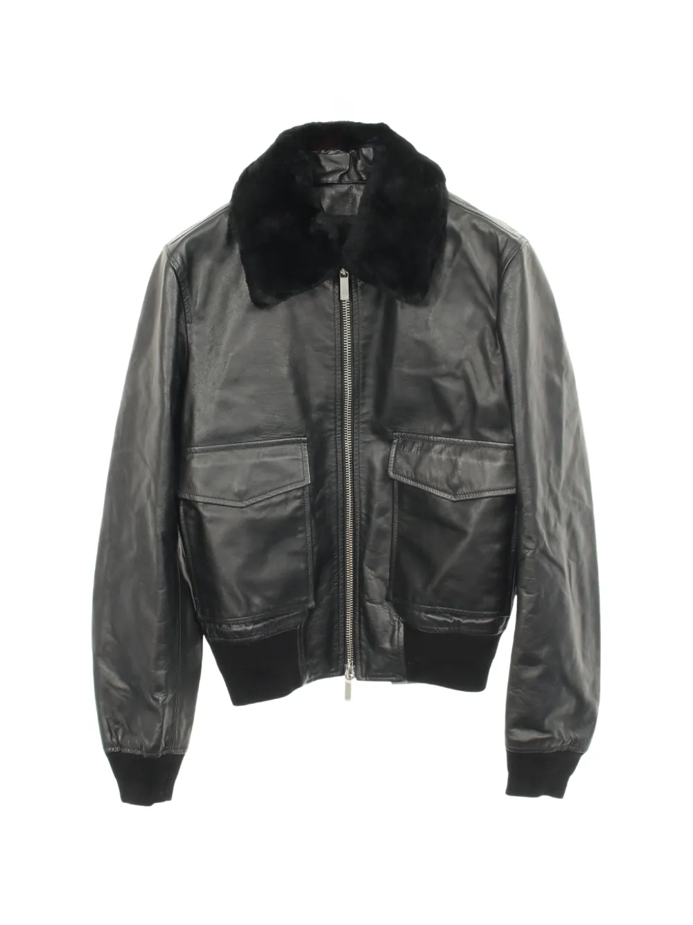 Christian Dior Pre-Owned 2010s Taurillon leather jacket - Nero