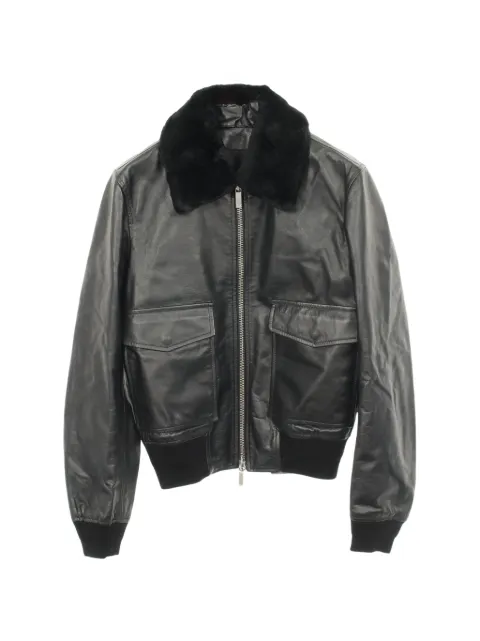 Christian Dior Pre-Owned 2010s Taurillon leather jacket