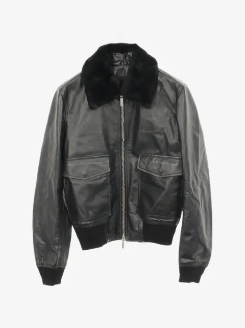 Christian Dior Pre-Owned 2010s Taurillon leather jacket