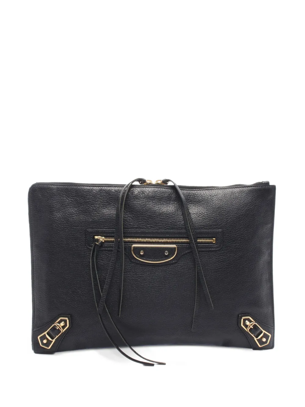 Balenciaga Pre-Owned 2010s Classic Metallic Edge clutch bag - Schwarz