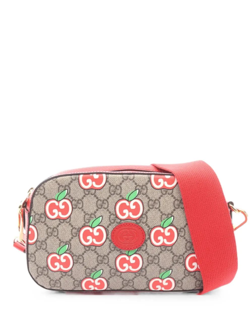 Gucci Pre-Owned 2010s GG Supreme Monogram Apple shoulder bag - Rot