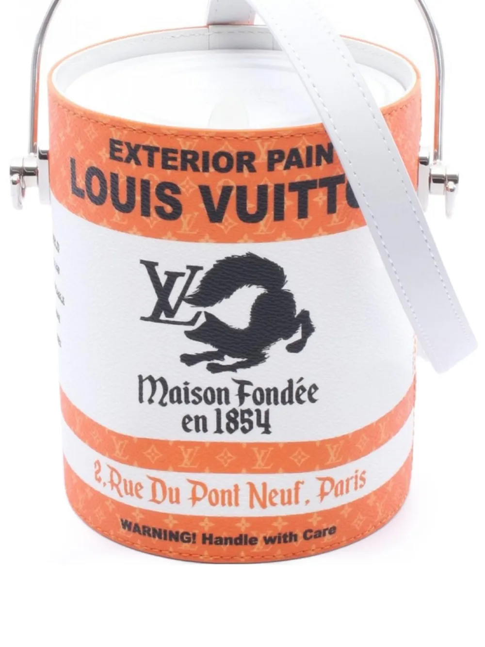 Louis Vuitton Pre-Owned 2021 Paint Can tote bag - Bianco