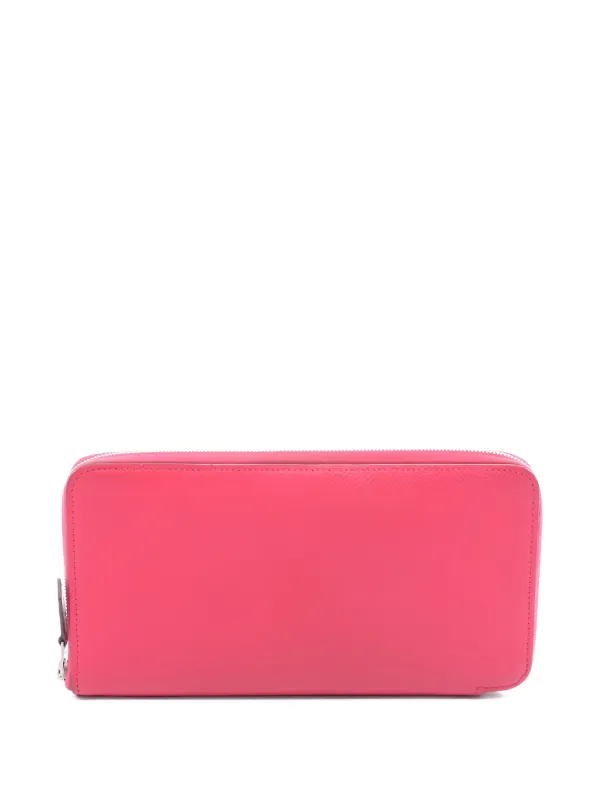 Hermès Pre-owned 2017 Azap Wallet in Pink