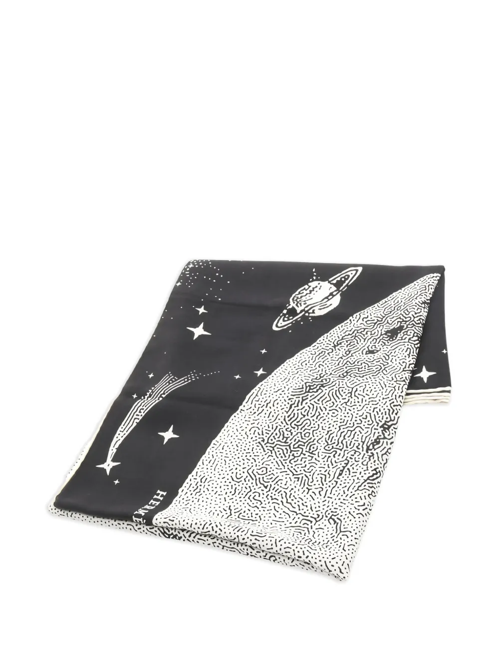 Hermès Pre-Owned 2010s Clair De Lune scarf - Black