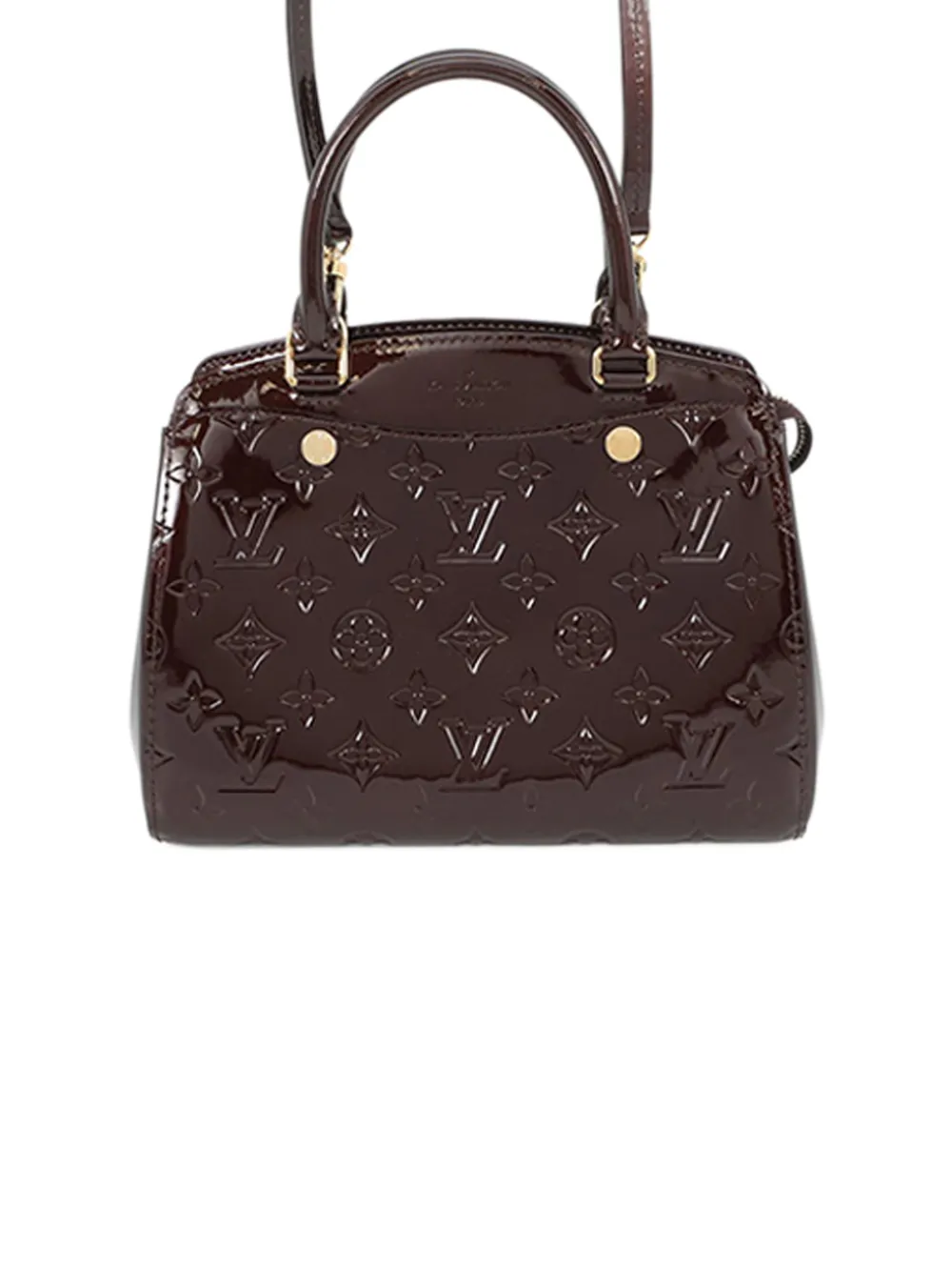 Louis Vuitton Pre-Owned 2015 Monogram Vernis Brea PM satchel - Viola