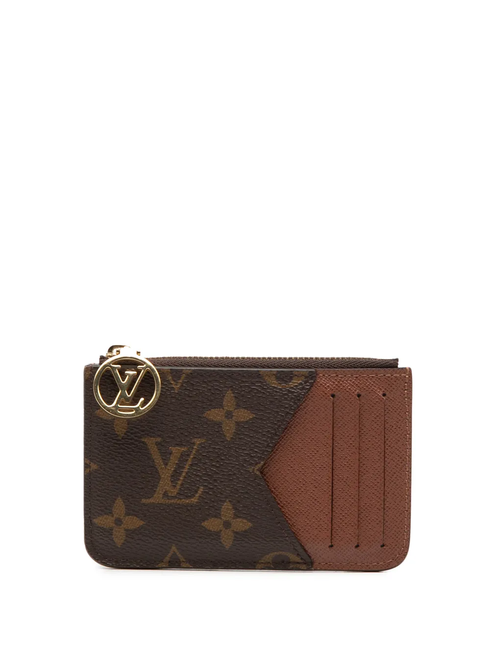 Louis Vuitton Pre-Owned 2021-2026 Monogram Romy card holder - Marrone