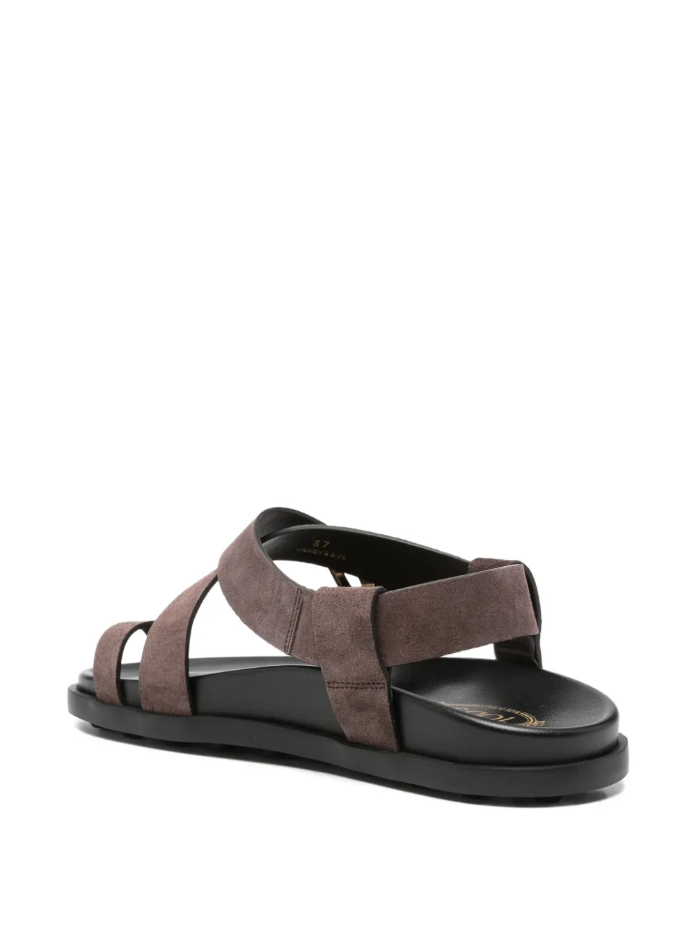 Tod's buckle-fastening toe-strap sandals Bruin
