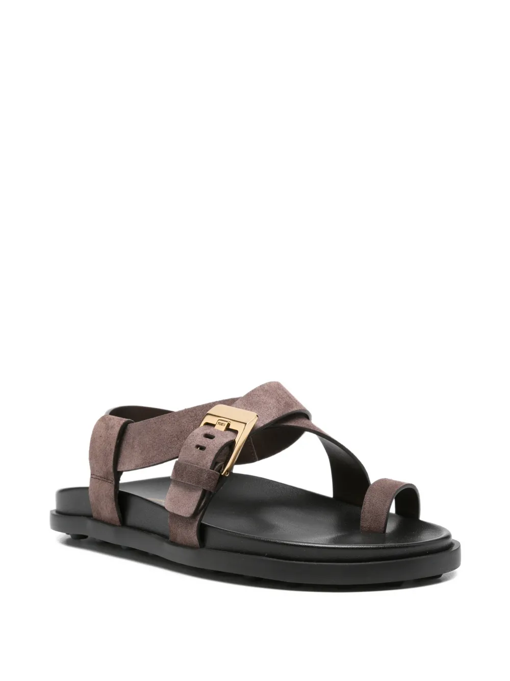 Tod's buckle-fastening toe-strap sandals Bruin