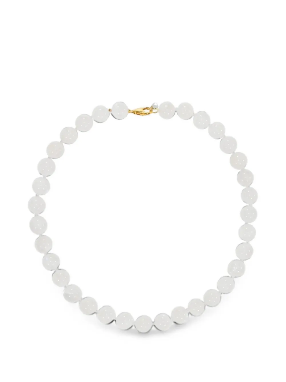 Hai Moonshine beaded necklace - Bianco