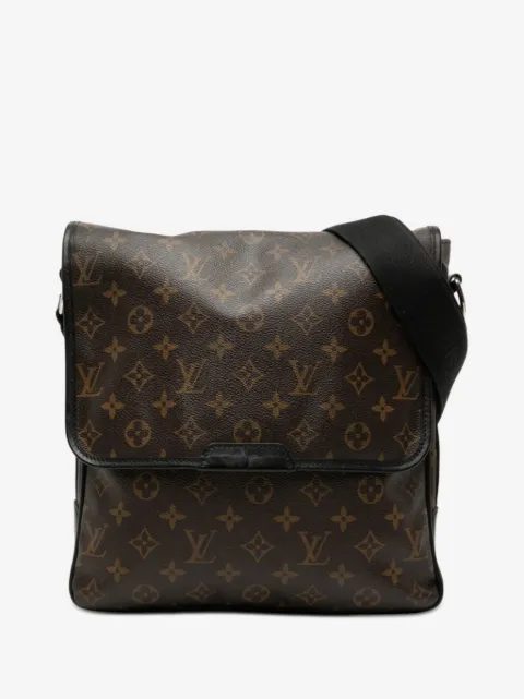 Louis Vuitton Pre-Owned Monogram Macassar Bass MM 斜挎包(2009年典藏款)