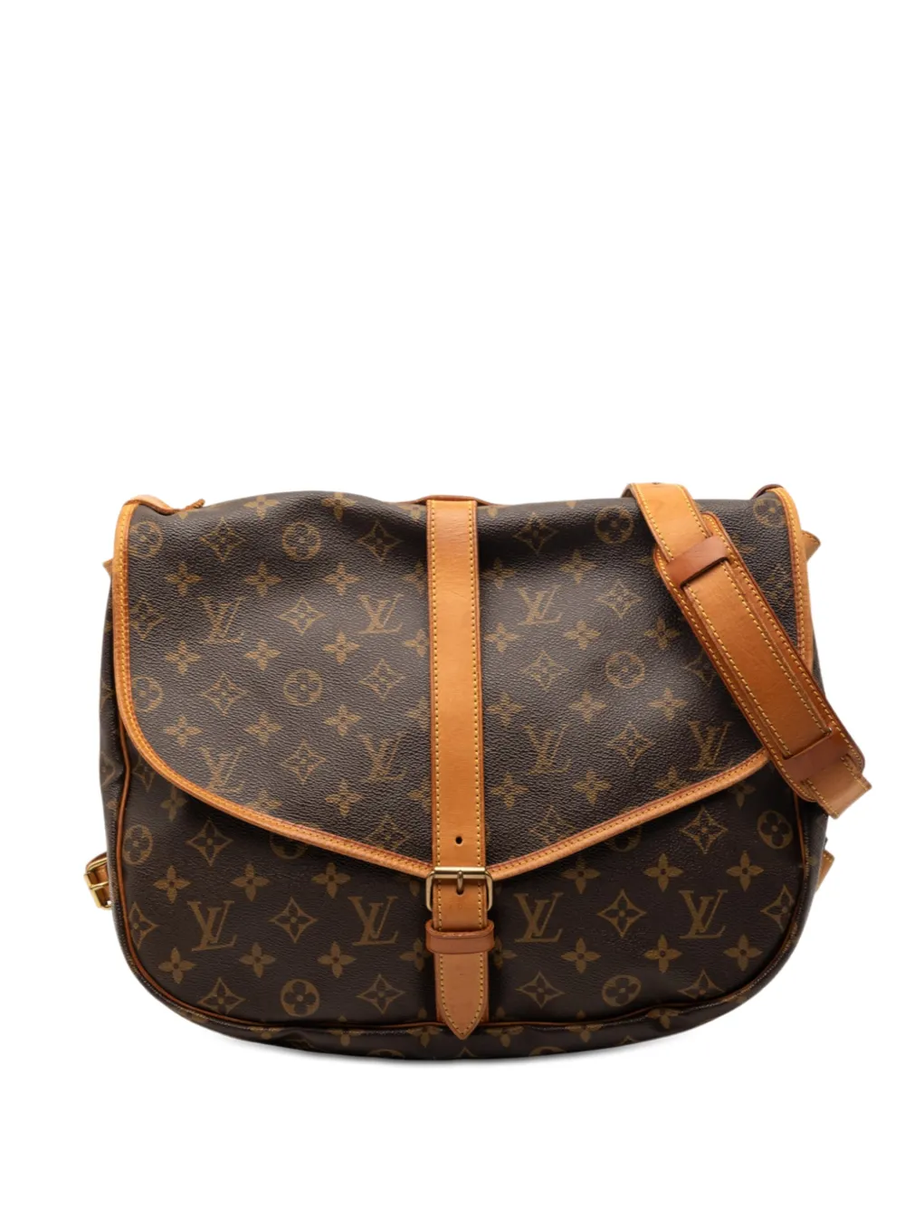 ルイヴィトン モノグラム　ソミュール35 ショルダーバッグ Louis Vuitton Pre-Owned 1997 モノグラム ソミュール 35 ショルダー