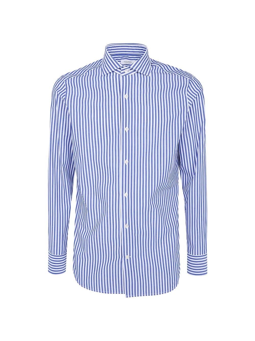 Tintoria Mattei striped long-sleeve shirt - Blau