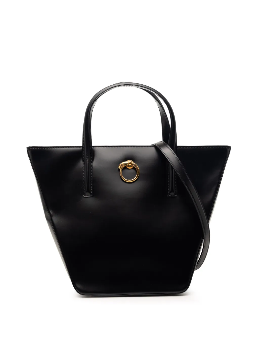 Cartier 2010-2026 Leather Panthere satchel - Nero