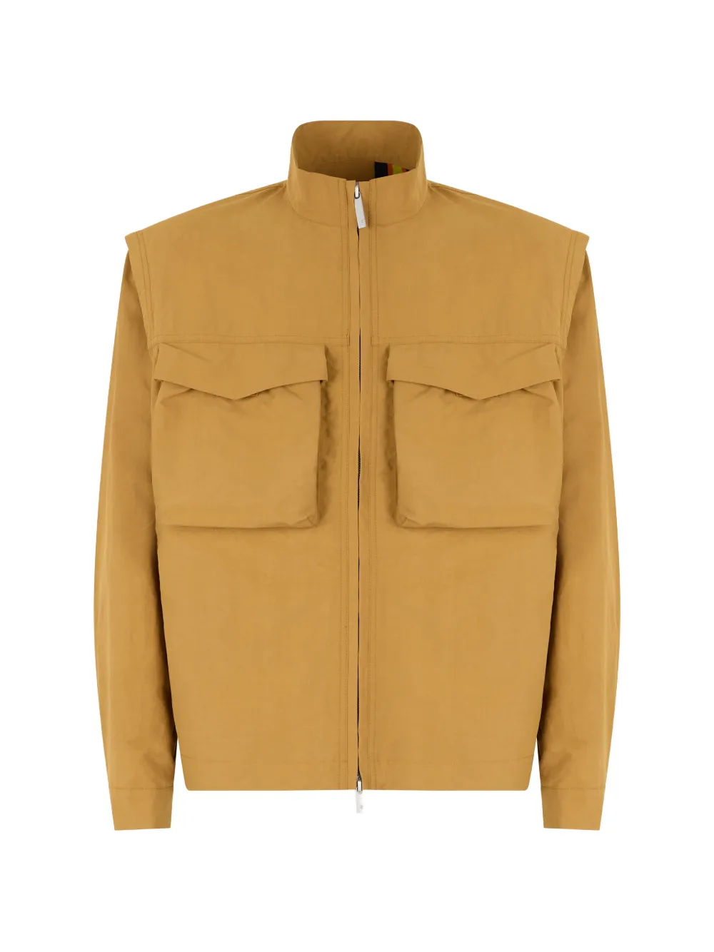 K-Way Orian flap-pocket high-neck jacket - Arancione