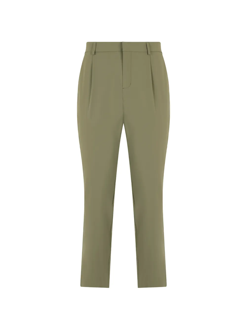 K-Way pleated tapered trousers - Verde