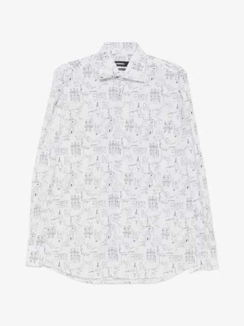 Karl Lagerfeld Langärmeliges Hemd mit grafischem Print