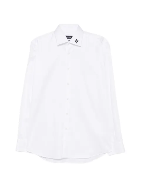 Karl Lagerfeld logo-embroidered long-sleeve shirt