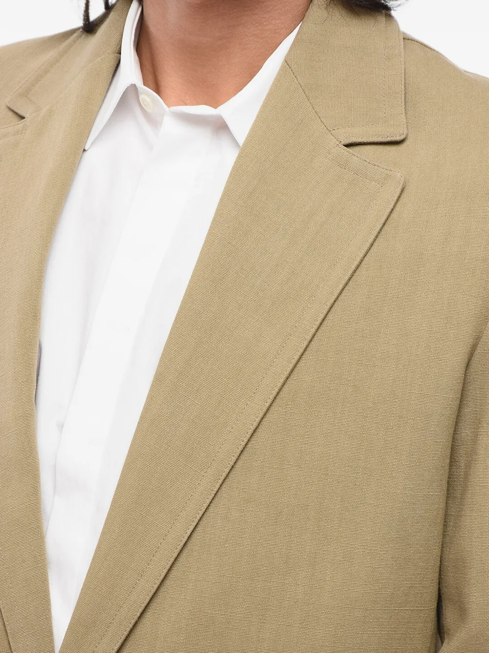 Valentino Garavani single-breasted patch-pocket blazer Beige