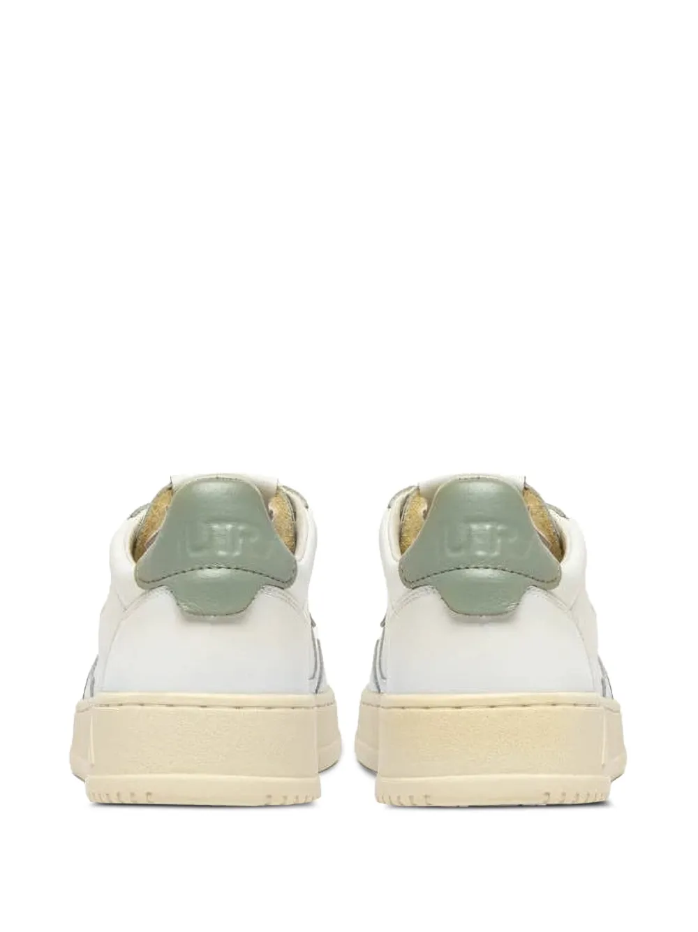 Autry Medalist leren sneakers met geperforeerde details Wit