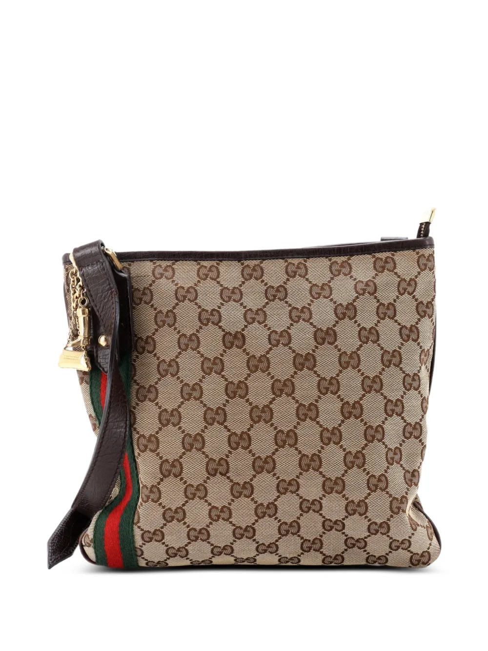 Gucci Pre-Owned Jolicoeur Messenger Bag GG Canvas crossbody bag - Marrone