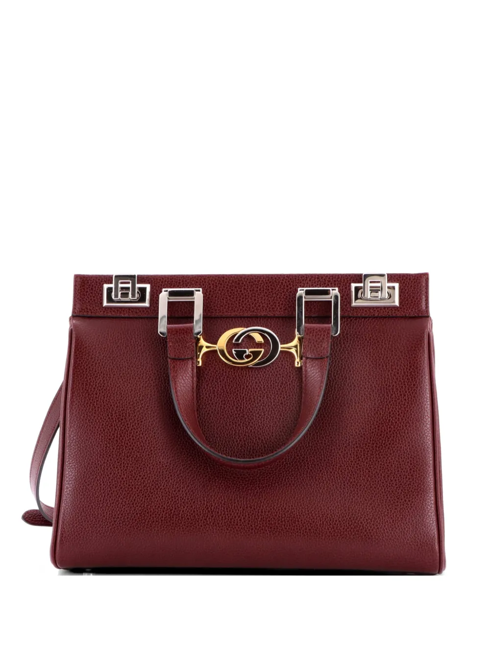 Gucci Pre-Owned Borsa a tracolla Zumi piccola in pelle - Rosso