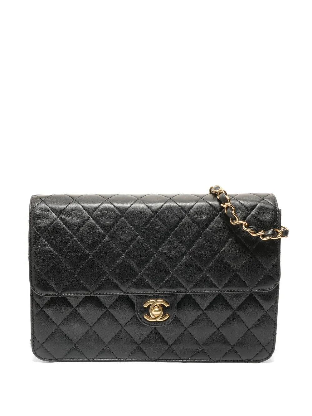 CHANEL Pre-Owned 2008 Matelassé chain shoulder bag - Nero