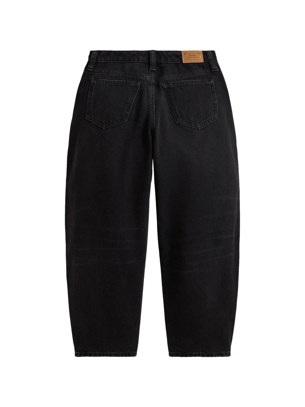 POLO RALPH LAUREN KIDS Curve jeans met toelopende pijpen Zwart